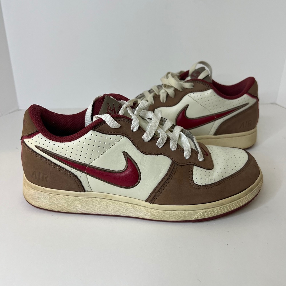 Nike Zoom Air Brown Cream Burgundy 2006 Vintage Sneakers 311891-261 Womens 8